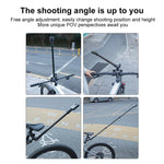 Morsetto doppia pinza universale per manubrio bici e action cam