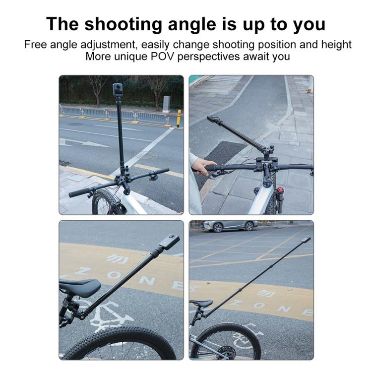 Morsetto doppia pinza universale per manubrio bici e action cam