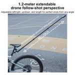 Morsetto doppia pinza universale per manubrio bici e action cam