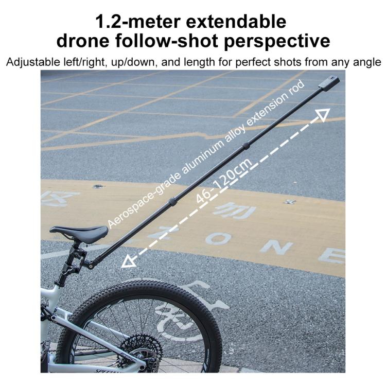 Morsetto doppia pinza universale per manubrio bici e action cam