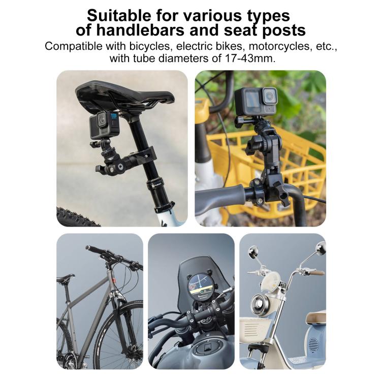 Morsetto a granchio universale per action camera GoPro e Insta360