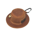 Portamonete piccolo in vera pelle design cappello Crazy Horse