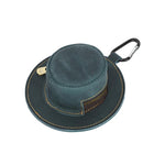 Portamonete piccolo in vera pelle design cappello Crazy Horse
