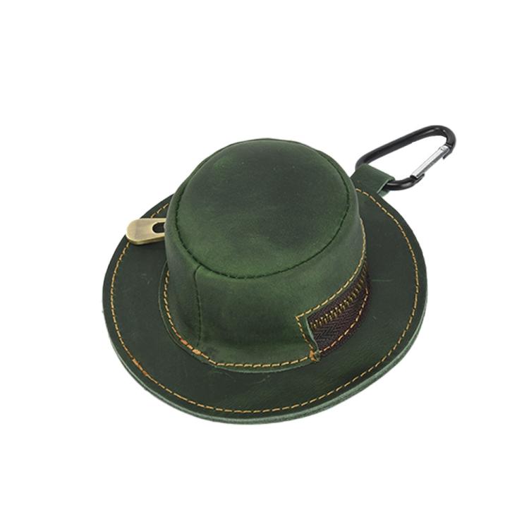 Portamonete piccolo in vera pelle design cappello Crazy Horse