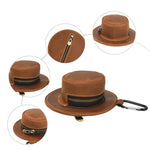 Portamonete piccolo in vera pelle design cappello Crazy Horse