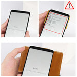 Scatola porta carte antimagnetica RFID in vera pelle