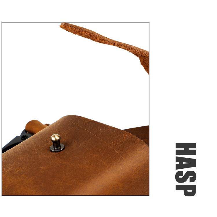 Marsupio uomo vintage in vera pelle per sport outdoor