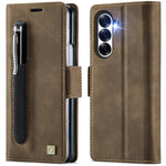Custodia in pelle con portafoglio per Samsung Galaxy Z Fold7 5G