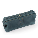 Pochette vintage in vera pelle grande capacità