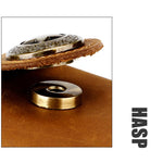Marsupio uomo vintage in vera pelle con custodia cellulare