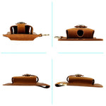 Marsupio uomo vintage in vera pelle con custodia cellulare