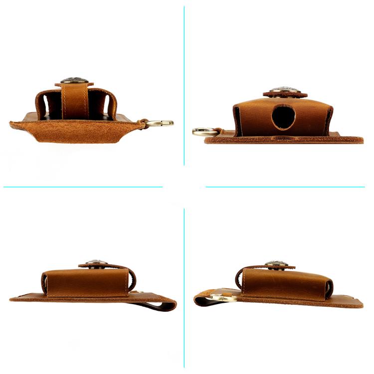 Marsupio uomo vintage in vera pelle con custodia cellulare