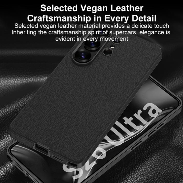 Custodia in ecopelle curva con copertura completa per Samsung Galaxy S26 Ultra