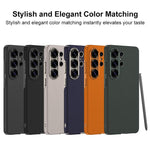 Custodia in ecopelle curva con copertura completa per Samsung Galaxy S26 Ultra