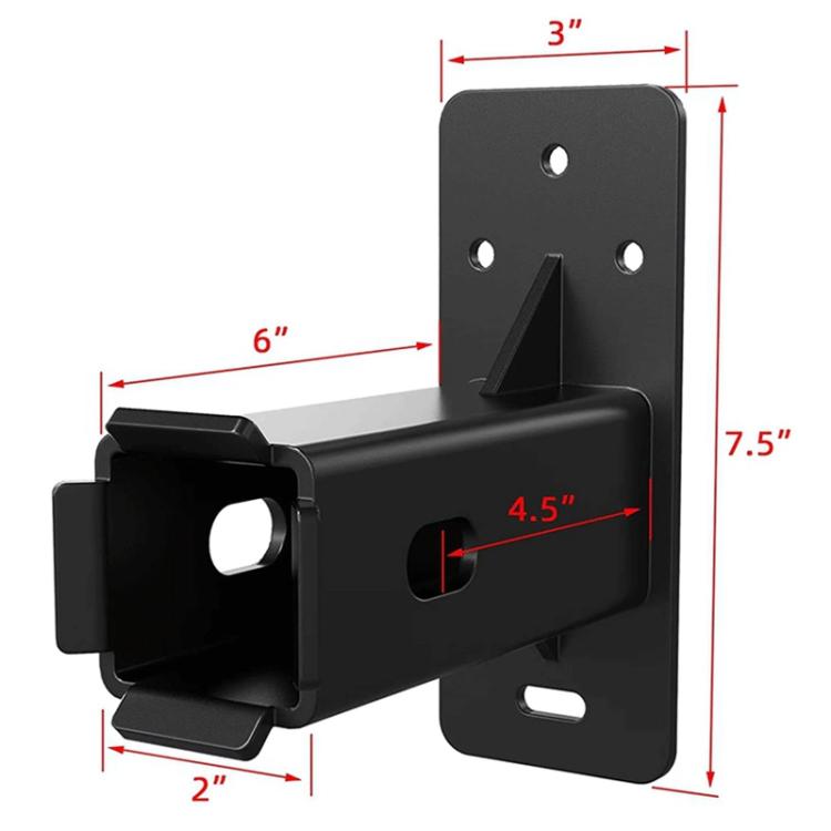 Supporto da parete per bicicletta in metallo a forma di T