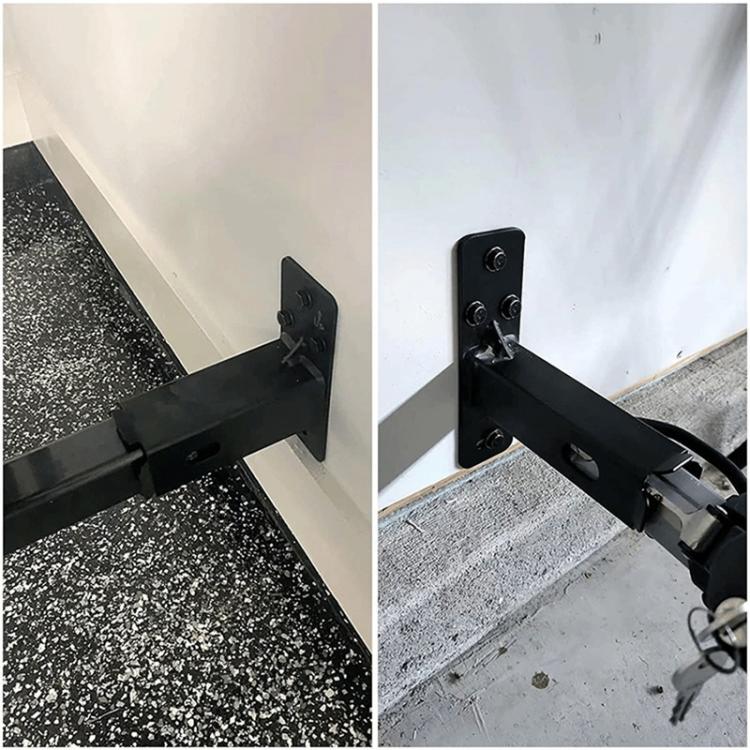 Supporto da parete per bicicletta in metallo a forma di T
