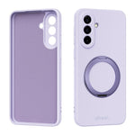 Custodia silicone liquido magnetica con supporto per Samsung Galaxy A57, A37 e