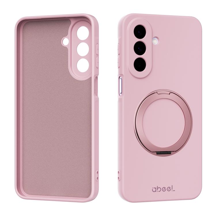 Custodia silicone liquido magnetica con supporto per Samsung Galaxy A57, A37 e
