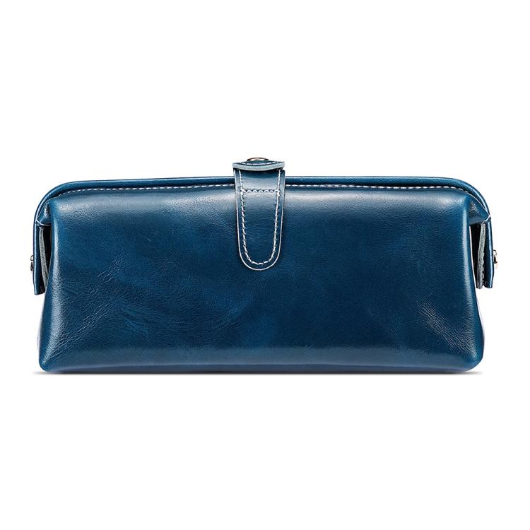 Borsa portaoggetti in pelle cerata per cosmetici