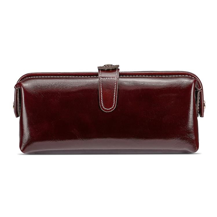 Borsa portaoggetti in pelle cerata per cosmetici