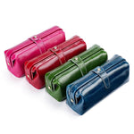 Borsa portaoggetti in pelle cerata per cosmetici