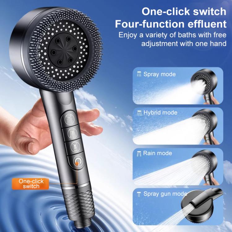 Soffione doccia multifunzione 4 modalità con purificatore acqua