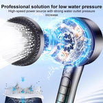 Soffione doccia multifunzione 4 modalità con purificatore acqua