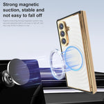 Custodia magnetica in TPU con ecopelle per Samsung Galaxy Z Fold7 5G