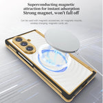 Custodia magnetica in TPU con ecopelle per Samsung Galaxy Z Fold7 5G