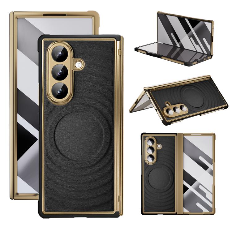 Custodia magnetica in TPU con ecopelle per Samsung Galaxy Z Fold7 5G