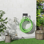 Gancio a U in acciaio per tubo da giardino 18x11x13 cm