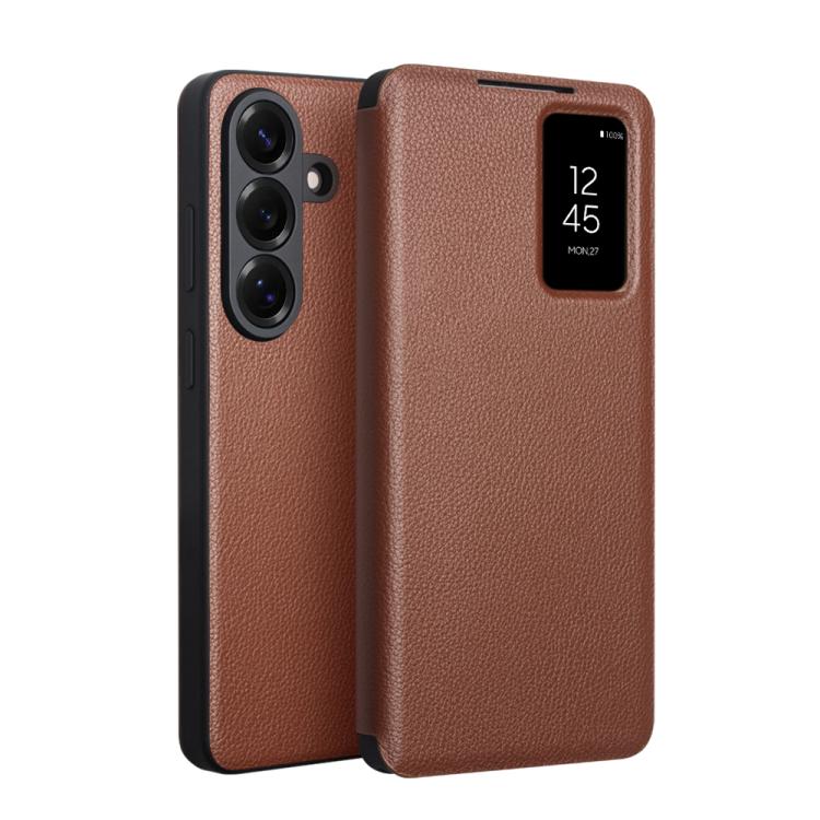 Custodia magnetica in vera pelle per Galaxy S26+ 5G, Samsung Galaxy S26 Ultra 5G