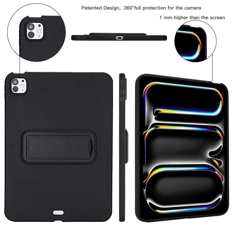 Custodia tablet PU effetto pelle con supporto per iPad