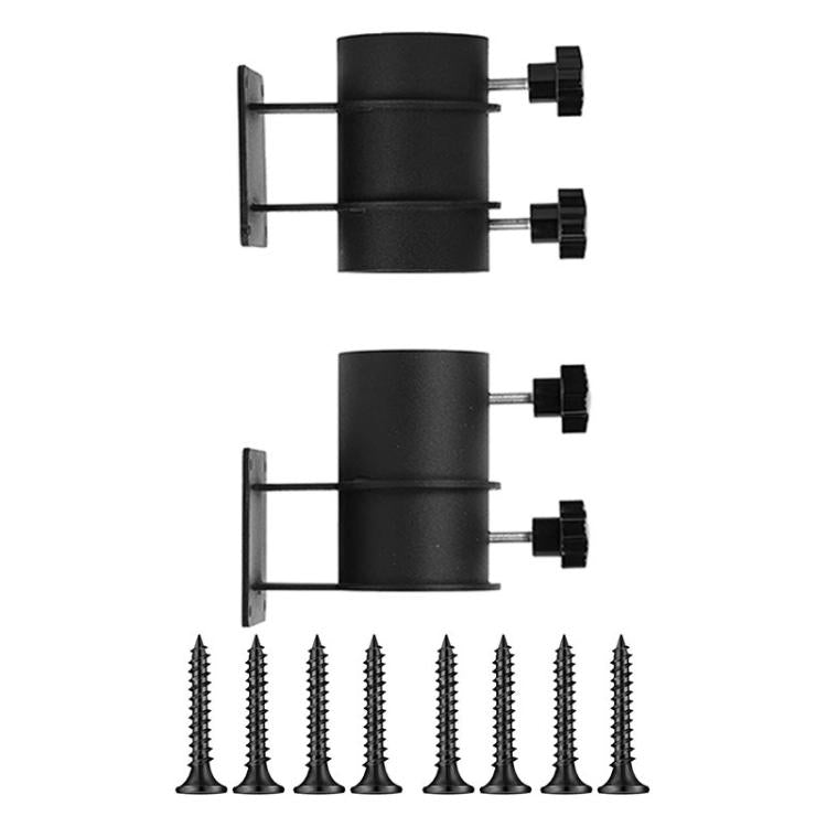 Set 2 supporti in metallo per ombrelloni da giardino