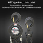 Paranco a catena manuale rotondo tipo HSZ 1-2T