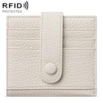 Portafoglio multi-carta RFID in vera pelle con fibbia