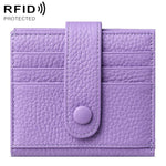 Portafoglio multi-carta RFID in vera pelle con fibbia