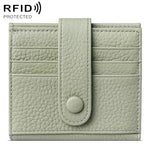 Portafoglio multi-carta RFID in vera pelle con fibbia