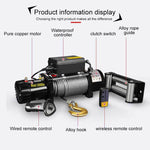 Interruttore a maniglia manuale per verricello elettrico 12V/24V