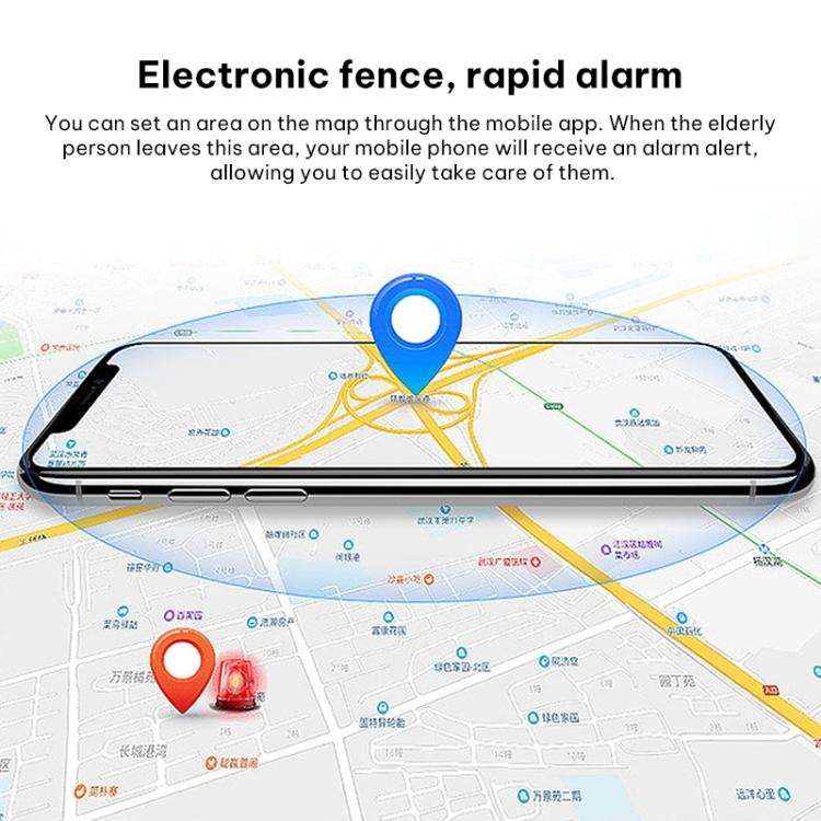 Localizzatore GPS 4G con display TFT 1" per anziani e bambini