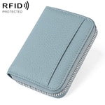 Borsa porta carte antifurto RFID in pelle KB19