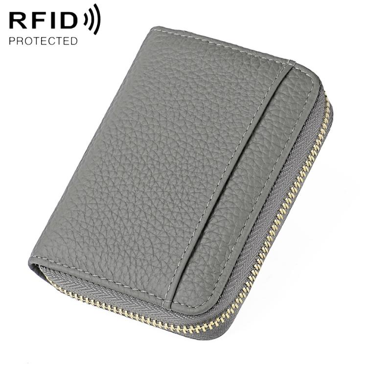 Borsa porta carte antifurto RFID in pelle KB19