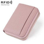 Borsa porta carte antifurto RFID in pelle KB19