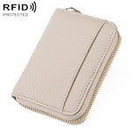 Borsa porta carte antifurto RFID in pelle KB19
