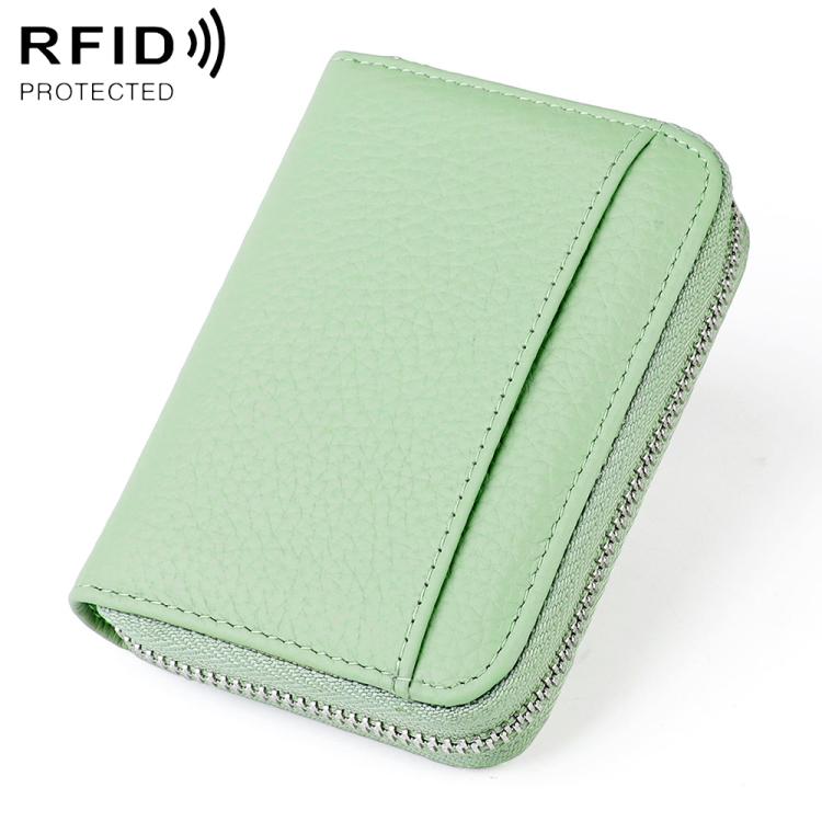 Borsa porta carte antifurto RFID in pelle KB19