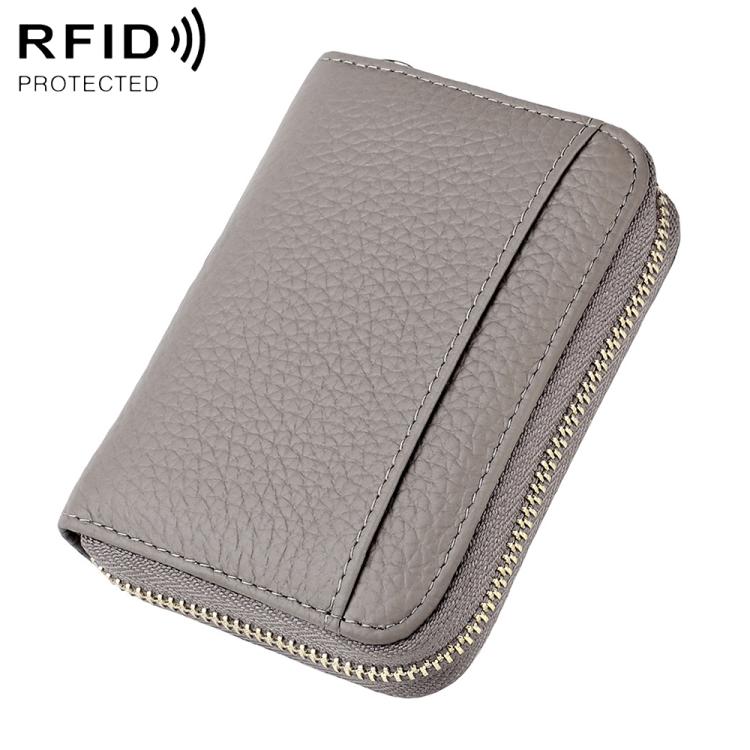 Borsa porta carte antifurto RFID in pelle KB19