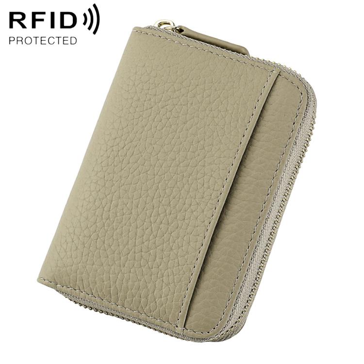 Borsa porta carte antifurto RFID in pelle KB19