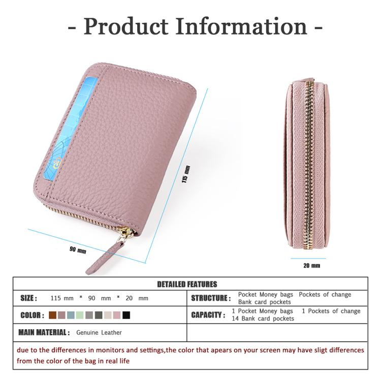 Borsa porta carte antifurto RFID in pelle KB19
