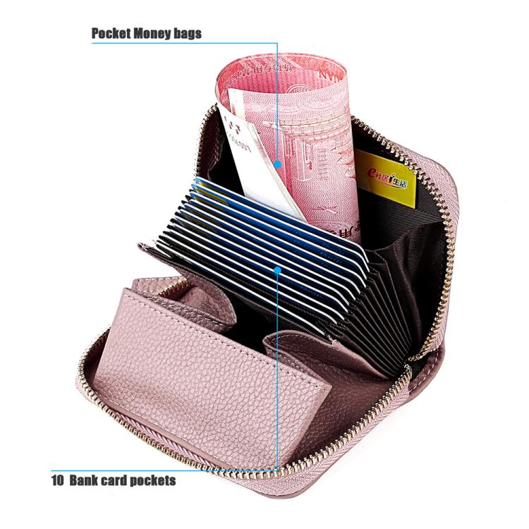 Borsa porta carte antifurto RFID in pelle KB19