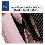 Borsa porta carte antifurto RFID in pelle KB19